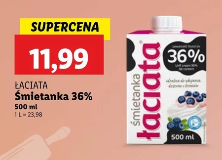 Łaciata Śmietanka 36 % 500 ml