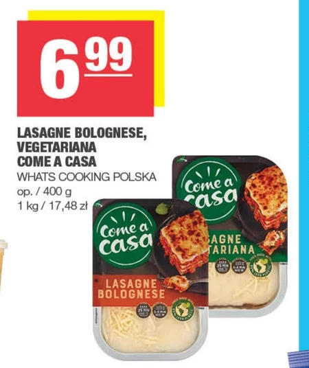 Come a Casa Lasagne Vegetariana 400 g