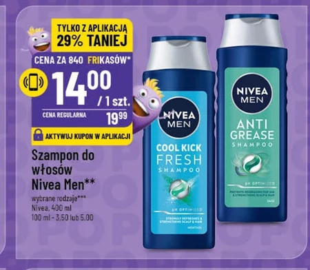 Nivea MEN Cool Kick Fresh Odświeżający szampon dla mężczyzn 400 ml