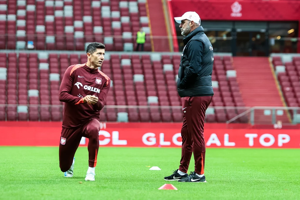 Robert Lewandowski i Michał Probierz Robert Lewandowski i Michał Probierz