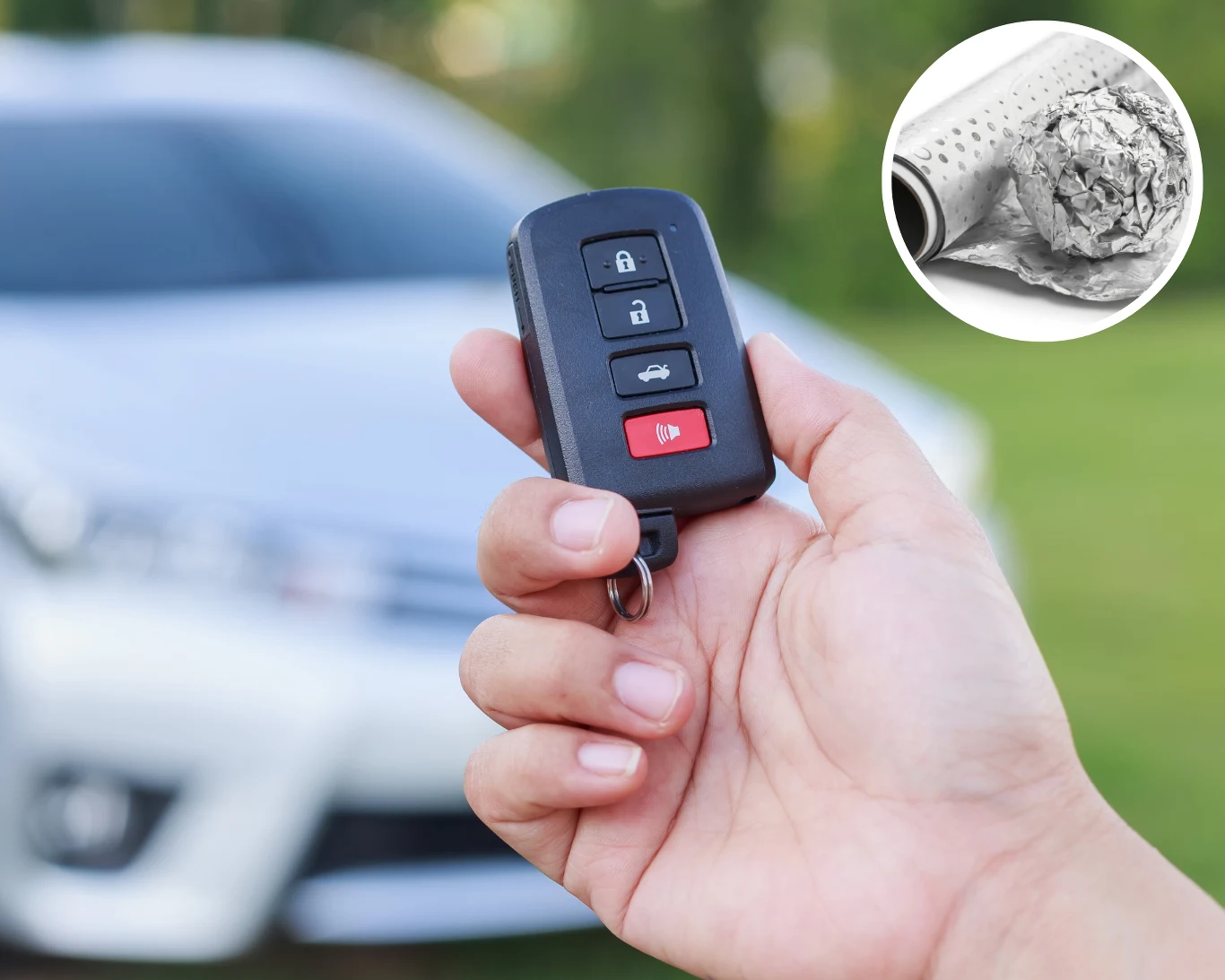 Owinięcie kluczyków do samochodu folią aluminiową ma więcej sensu, niż myślisz Owinięcie kluczyków do samochodu folią aluminiową ma więcej sensu, niż myślisz