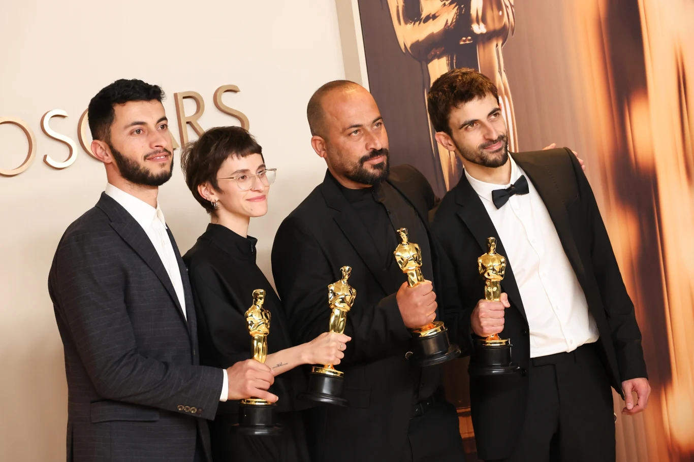 Basel Adra, Rachel Szor, Hamdan Ballal i Yuval Abraham z Oscarami za dokument "Nie chcemy innej ziemi"