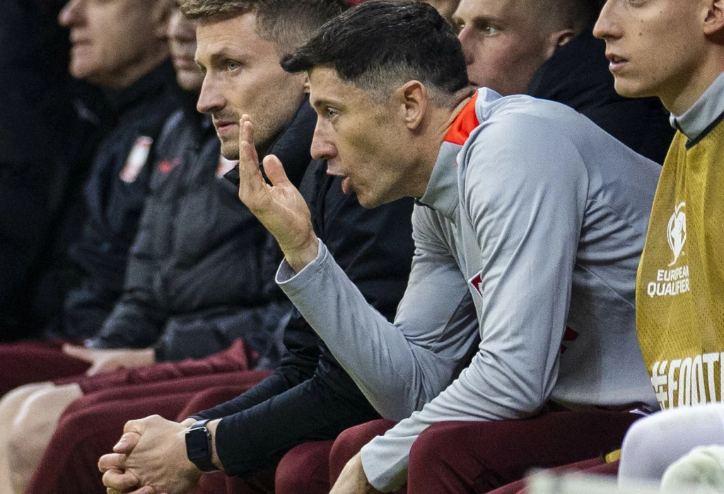 Robert Lewandowski, mecz Polska - Litwa Robert Lewandowski, mecz Polska - Litwa