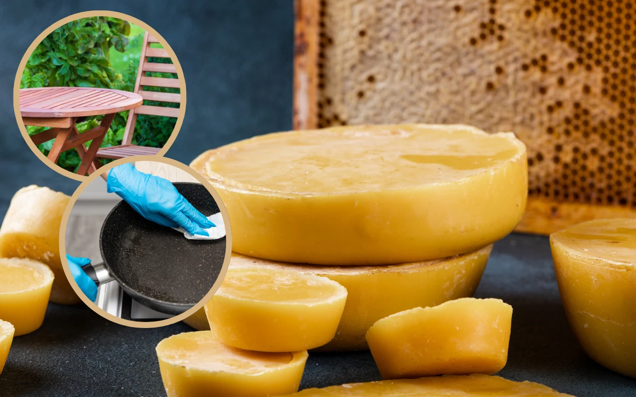 Wosk pszczeli sprawdzi się do impregnowania drewnianych mebli ogrodowych oraz patelni żeliwnych. Jak go wykorzystać?