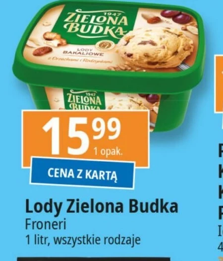 Zielona Budka Lody pistacjowe 1000 ml