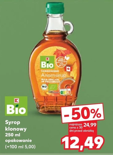 Syrop klonowy K-BIO