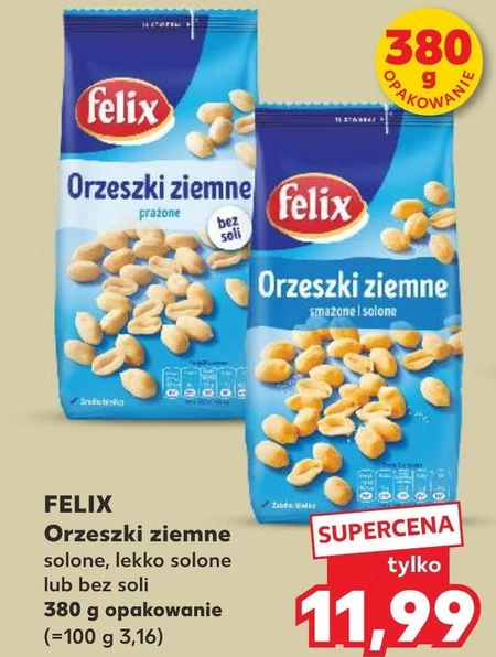 Felix Orzeszki ziemne prażone 380 g