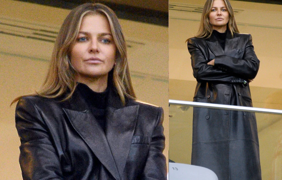 Anna Lewandowska na meczu Polska-Malta Anna Lewandowska na meczu Polska-Malta