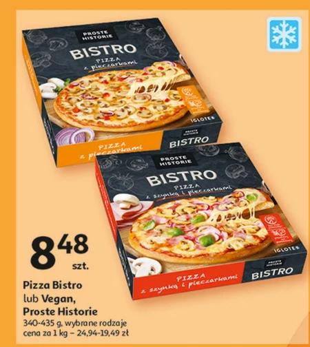 Proste Historie Bistro Pizza z pieczarkami 415 g