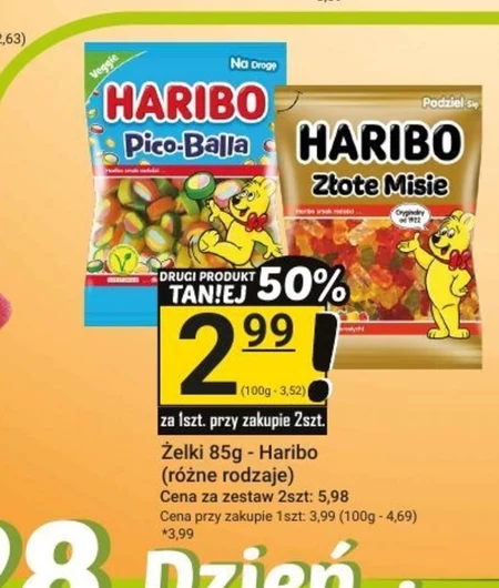 Haribo Pico-Balla Żelki owocowe 85 g