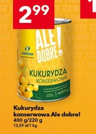 Kukurydza konserwowa Ale dobre