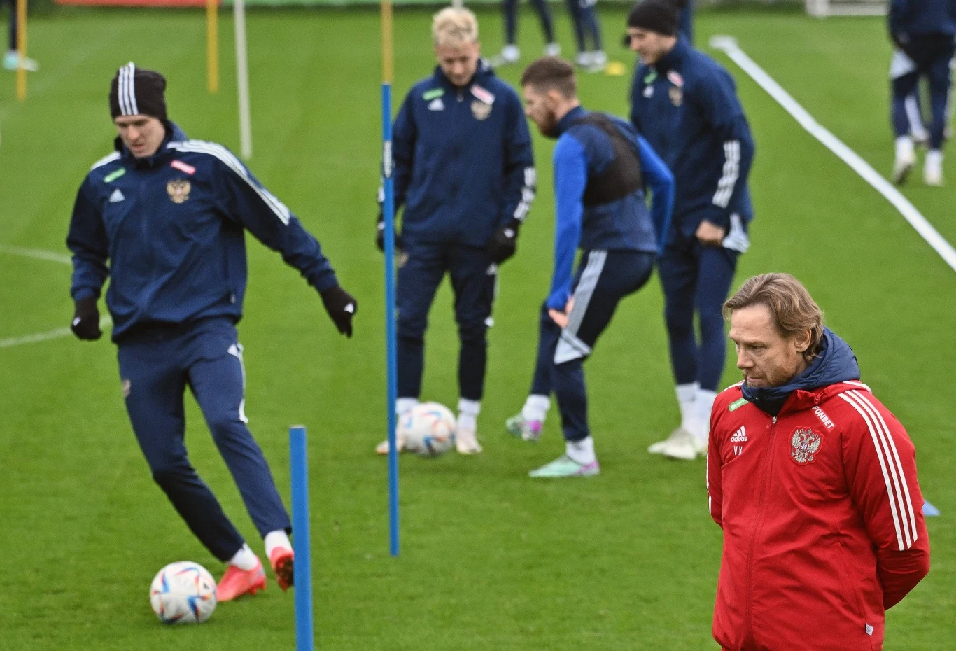 Trening reprezentacji Rosji