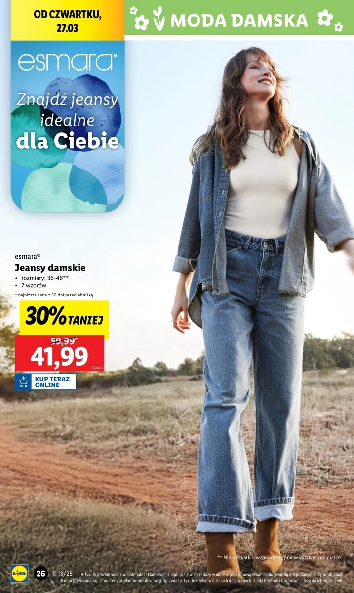 Promocja na jeansy w Lidlu! 