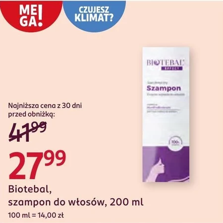 Biotebal EFFECT Specjalistyczny szampon przeciw wypadaniu włosów 200 ml