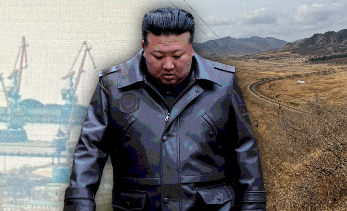 Kim Dzong Un znalazł sposób na ominięcie sankcji. W tle port Rajin i koreańska linia kolejowa do Rosji Kim Dzong Un znalazł sposób na ominięcie sankcji. W tle port Rajin i koreańska linia kolejowa do Rosji