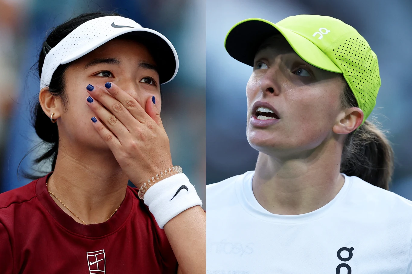 Alexandra Eala i Iga Świątek walczyły ze sobą o awans do półfinału WTA 1000 w Miami