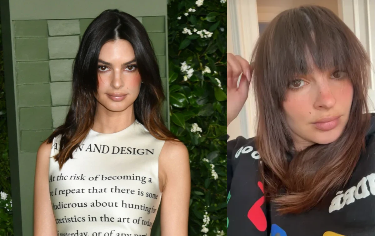 Emily Ratajowski w nowej fryzurze Emily Ratajowski w nowej fryzurze