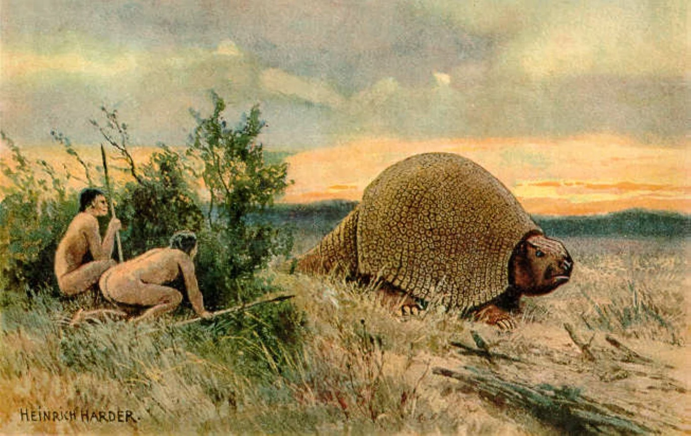 Paleoindianie spotykali ogromne pancerniki