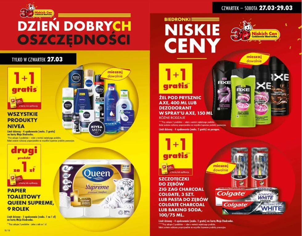Biedronka oferuje gratisowe promocje!