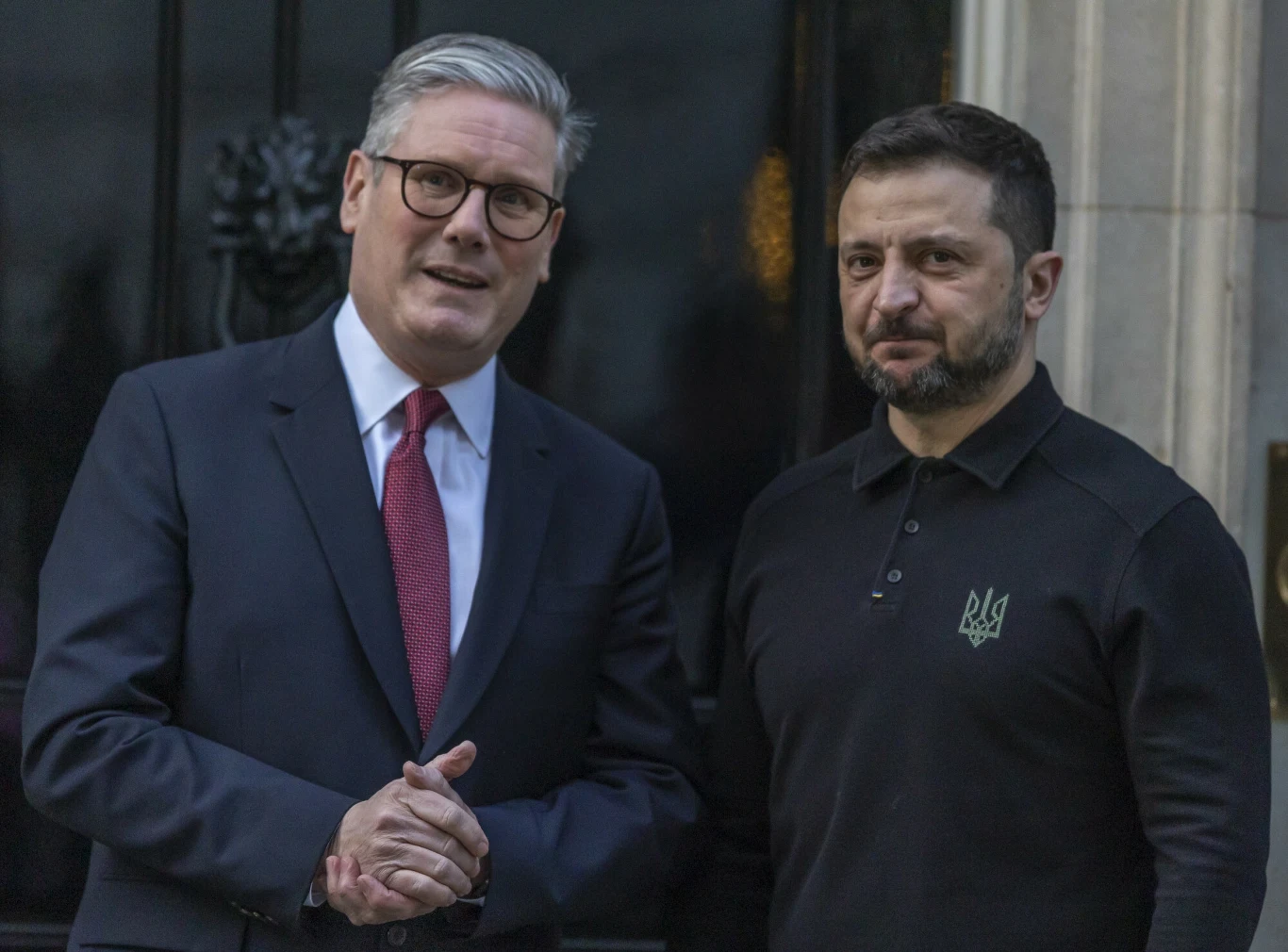 Paryż. Keir Starmer i Wołodymyr Zełenski Paryż. Keir Starmer i Wołodymyr Zełenski