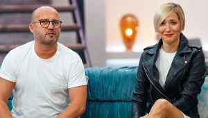 Magda Steczkowska z mężem