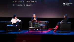 Panel Polskiego Instytutu Sztuki Filmowej - Priorytet Debiuty: Marta Galińska, Kamila Dorbach i prowadząca Anna Serdiukow, fot. Script Fiesta