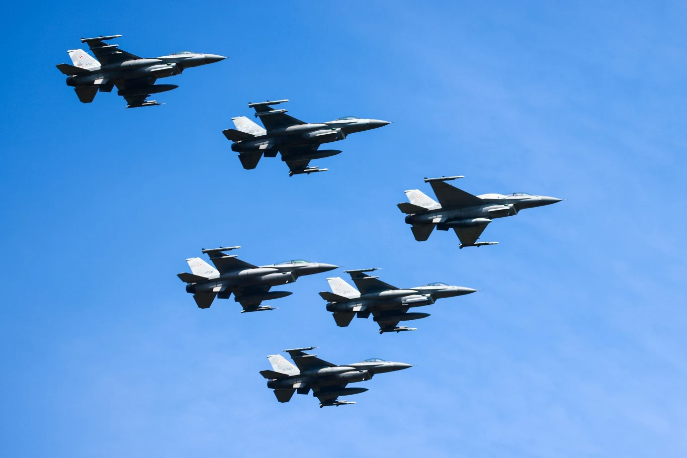 Polskie myśliwce F-16. Zdjęcie ilustracyjne Polskie myśliwce F-16. Zdjęcie ilustracyjne