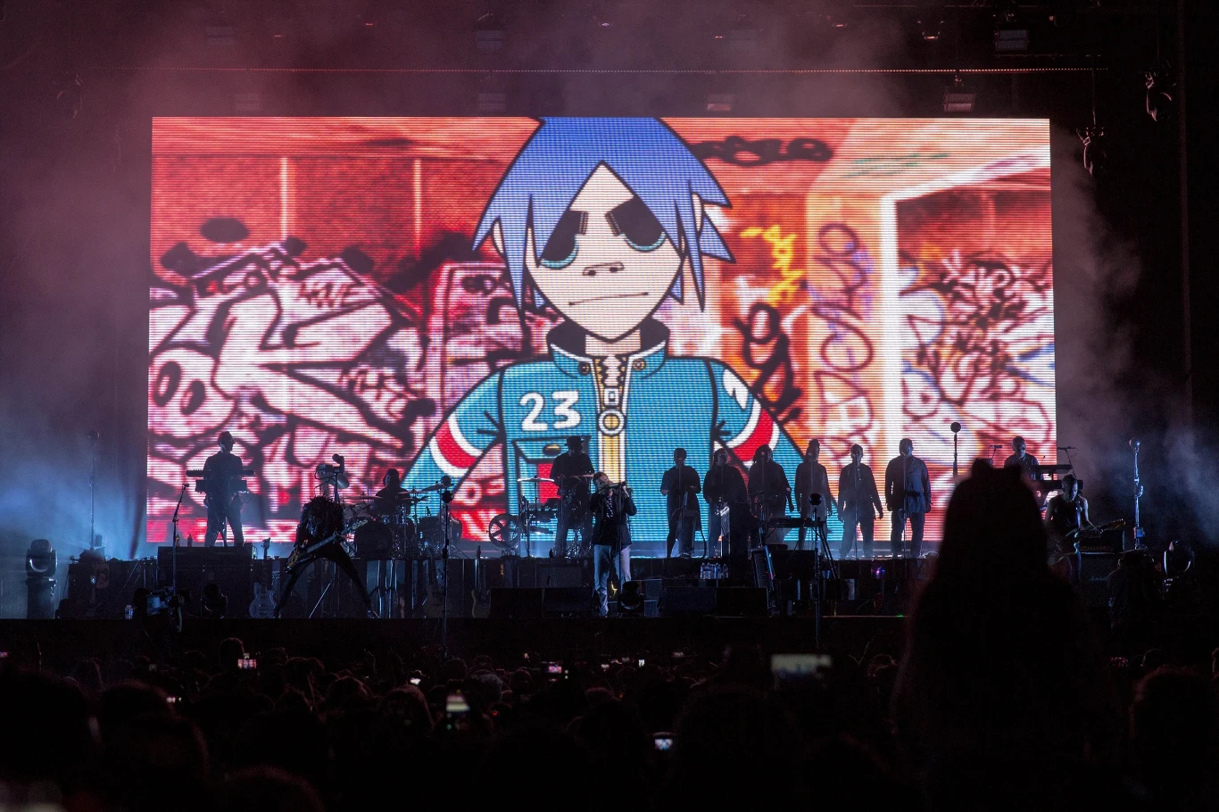 Gorillaz koncert Gorillaz koncert