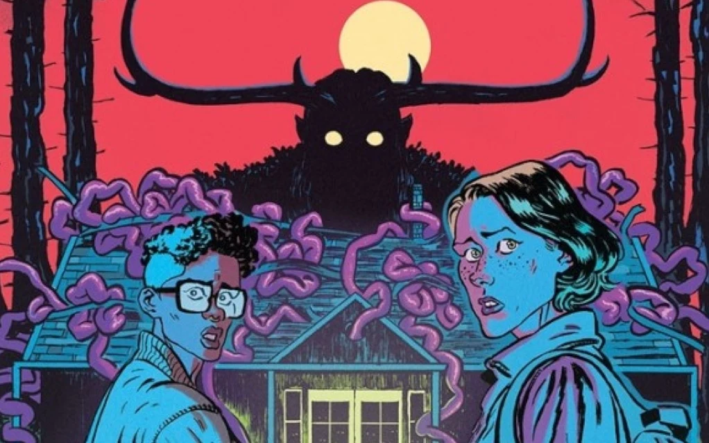 Fragment okładki pierwszego wydania zeszytu komiksu "I Hate This Place"