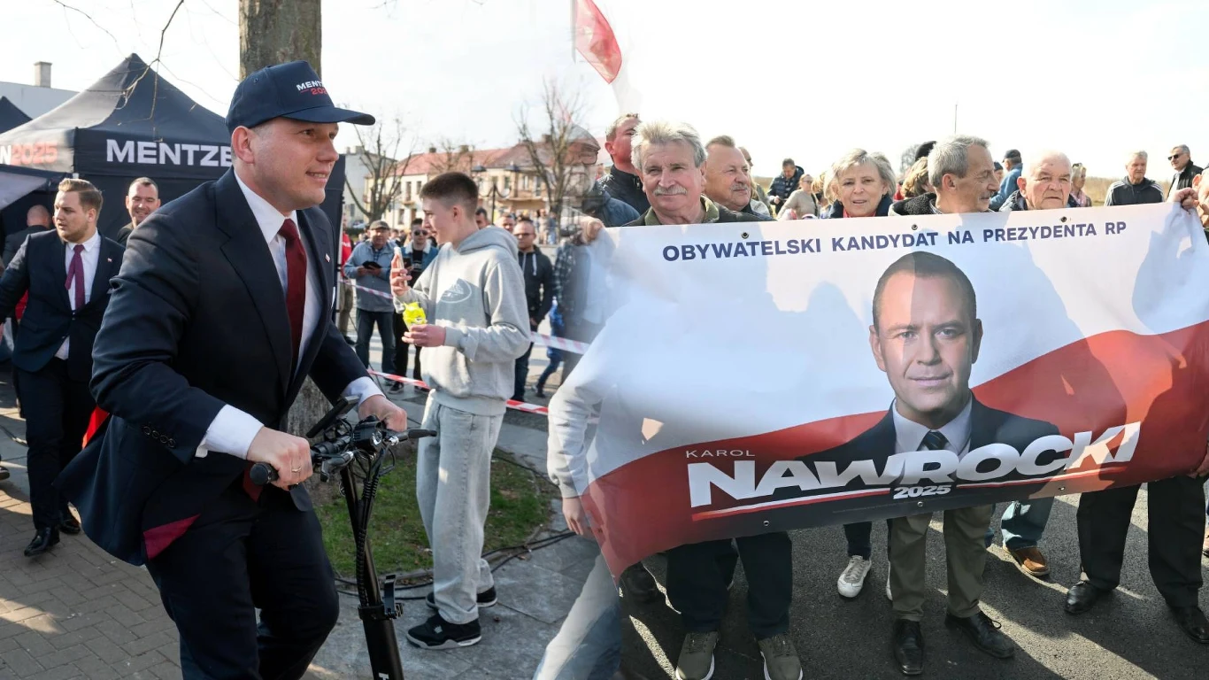 Sławomir Mentzen i Karol Nawrocki walczą o głosy polskiej prawicy Sławomir Mentzen i Karol Nawrocki walczą o głosy polskiej prawicy