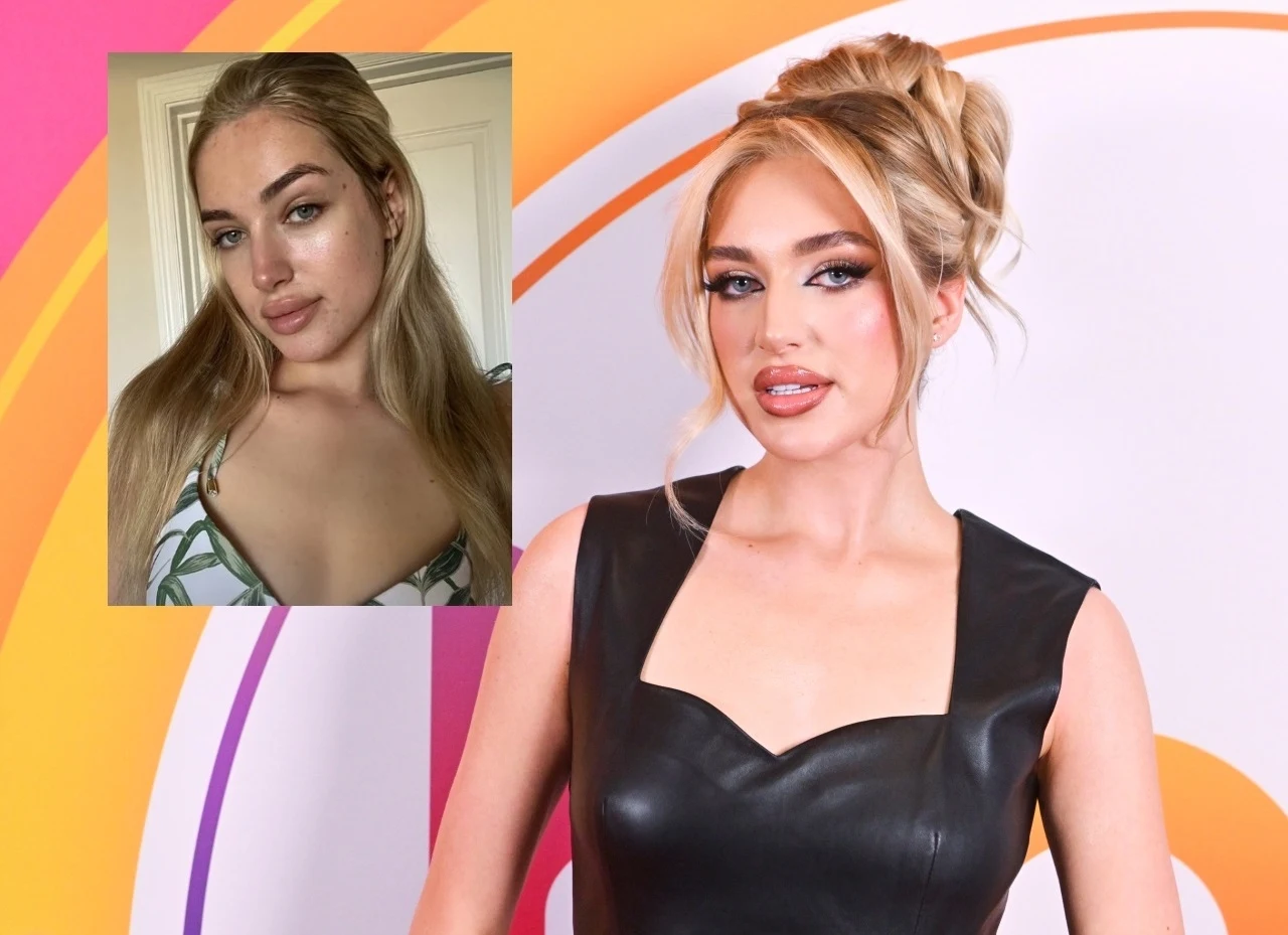 Caroline Derpienski bez makijażu Caroline Derpienski bez makijażu