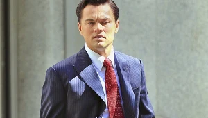 Leonardo DiCaprio na planie filmu "Wilk z Wall Street"