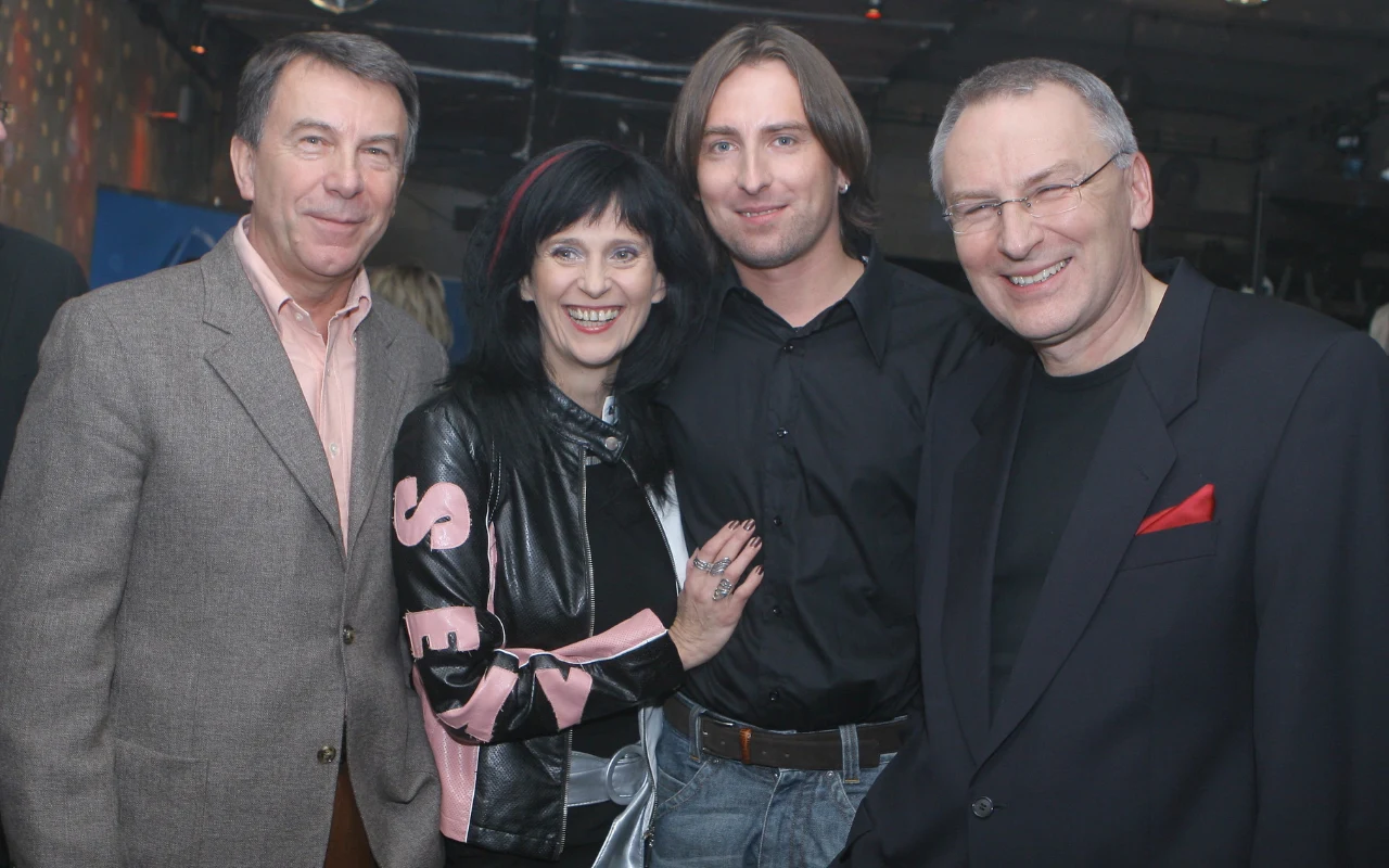 Wojciech Gąsowski, Wanda Kwietniewska, Stanisław Trzciński i Wojciech Trzciński