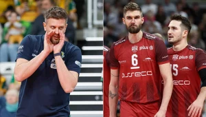 Drużyna Michała Winiarskiego (z lewej) pokonała Asseco Resovię, gdzie kapitanem jest Karol Kłos