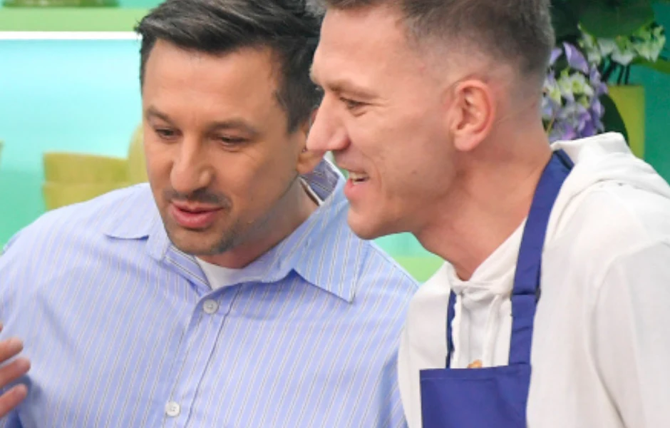 Cezary Trybański w "halo tu polsat"