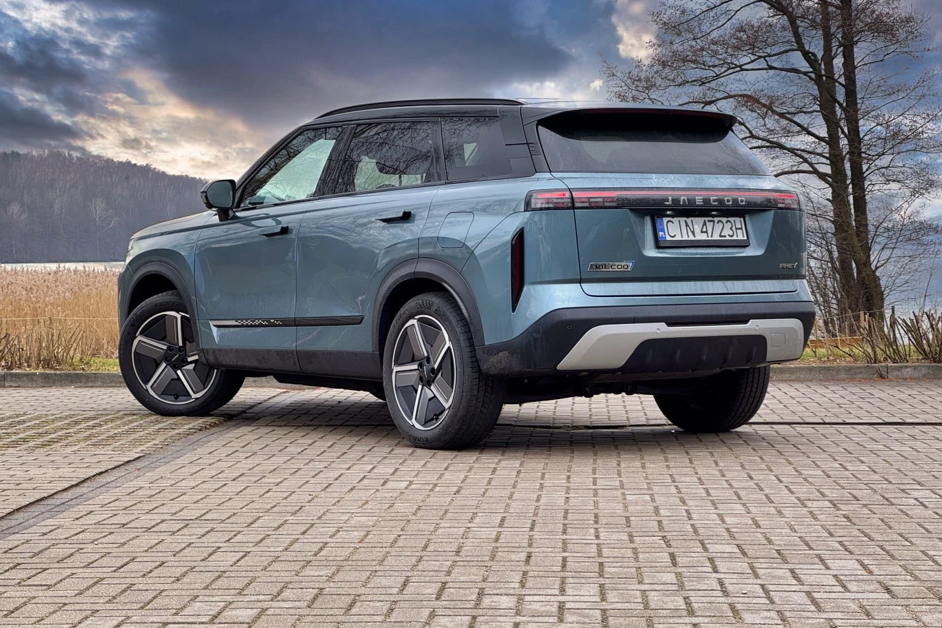 Jaecoo 7 SHS widok z tyłu