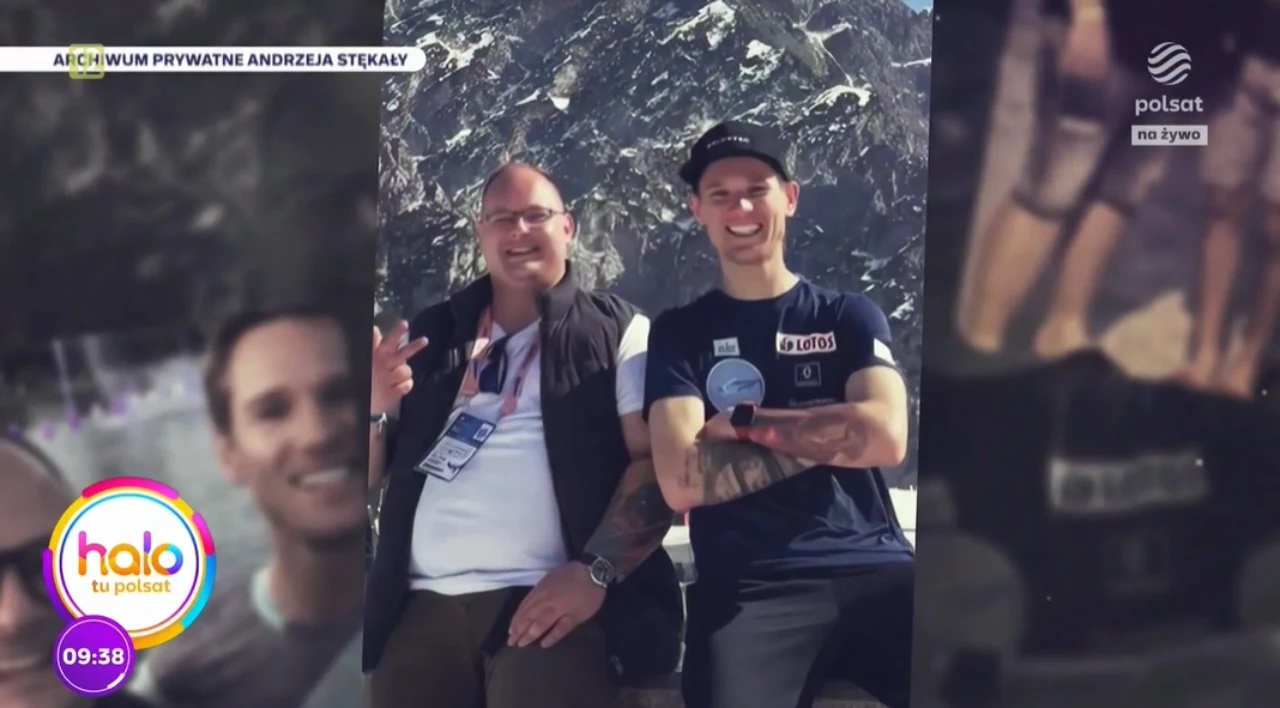 Andrzej Stękała z partnerem