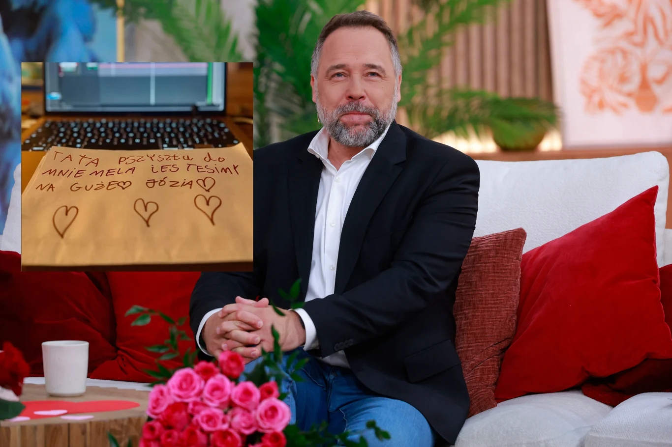 Łukasz Nowicki pochwalił się listem od córki