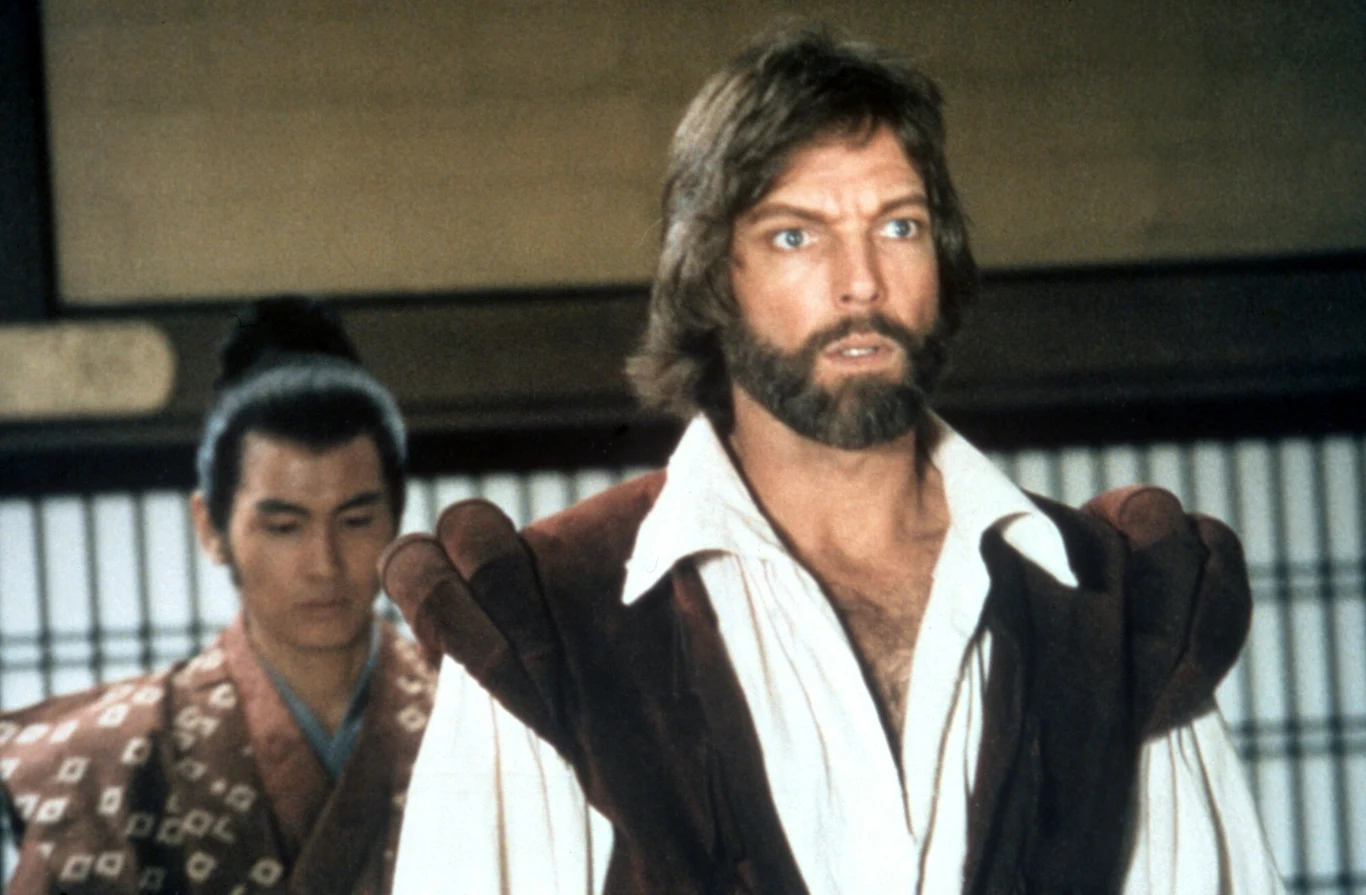 Richard Chamberlain w serialu "Szogun" Richard Chamberlain w serialu "Szogun"