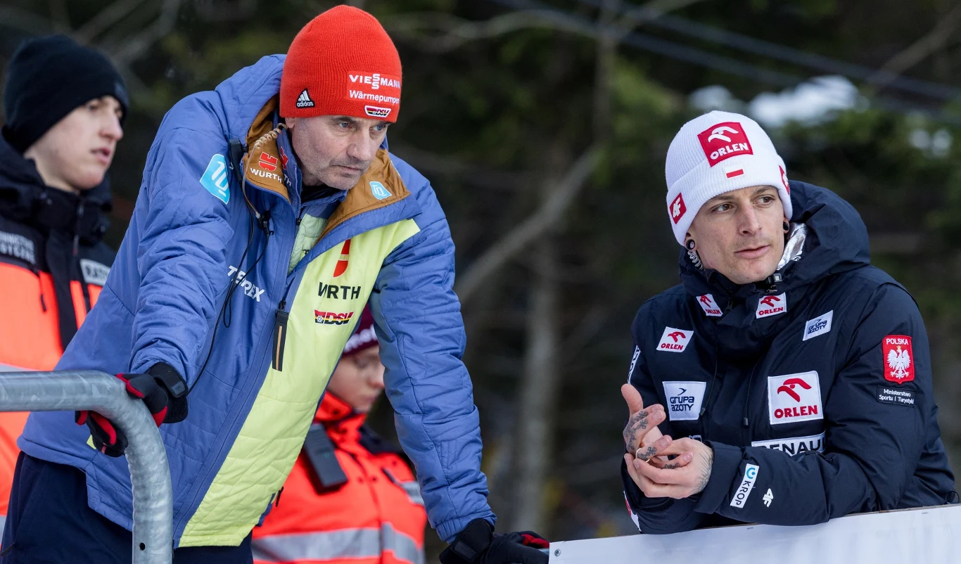 Stefan Horngacher (z lewej) i Thomas Thurnbichler w jednym sztabem trenerskim? To całkiem prawdopodobny scenariusz Stefan Horngacher (z lewej) i Thomas Thurnbichler w jednym sztabem trenerskim? To całkiem prawdopodobny scenariusz