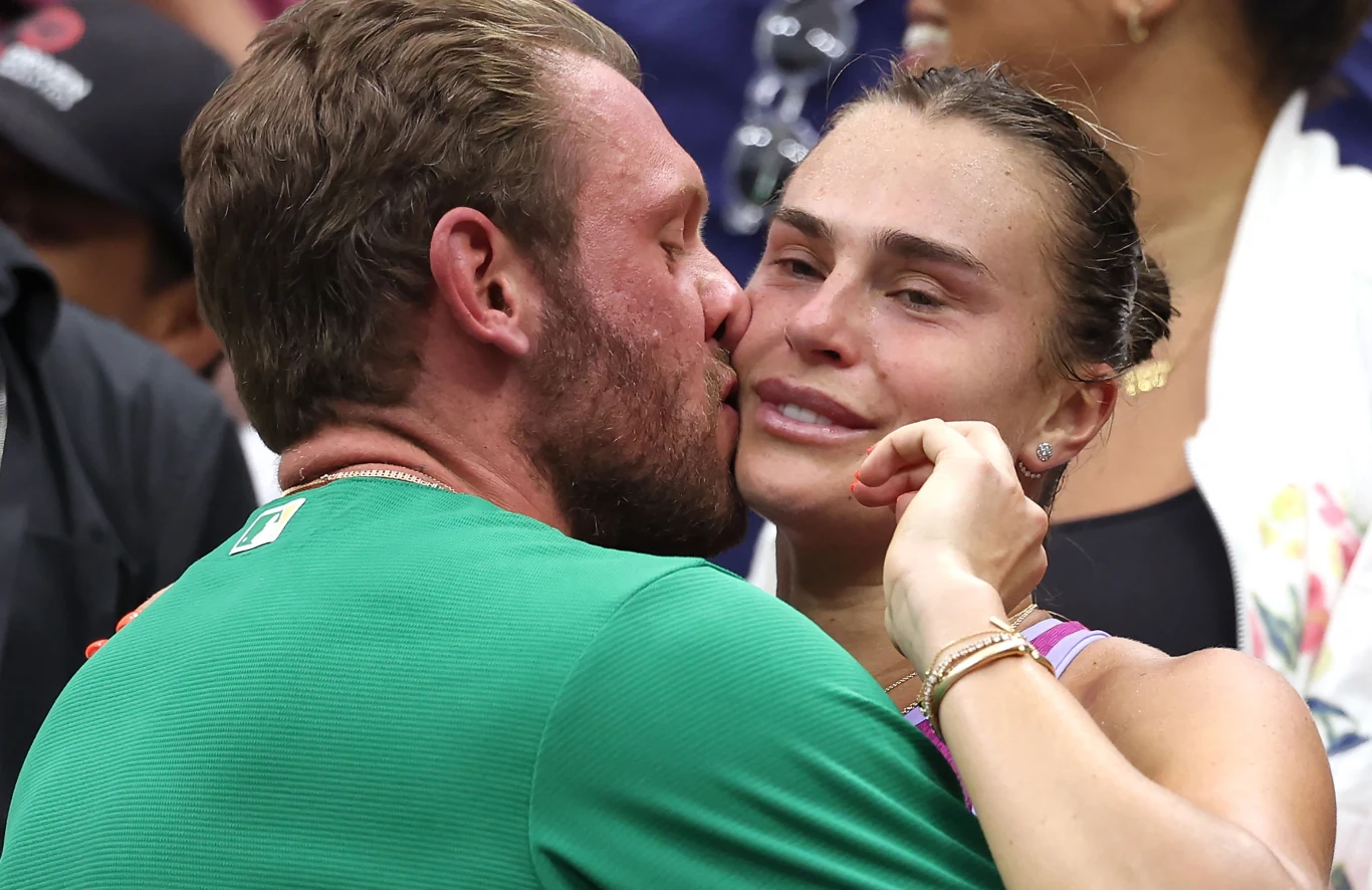 Aryna Sabalenka i Georgios Frangulis Aryna Sabalenka i Georgios Frangulis