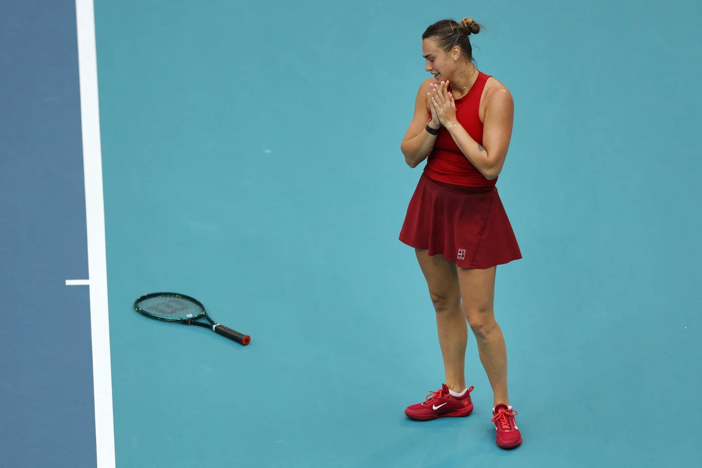 Aryna Sabalenka po wygranej w Miami Open 2025
