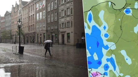 Poniedziałek będzie pochmurny i deszczowy - prognozuje IMGW. Oprócz tego w górach spadnie śnieg, a nieco niżej deszcz ze śniegiem