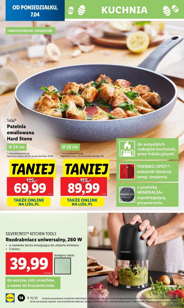 Kuchenne hity od Tefal w Lidlu – patelnie i akcesoria w obniżonych cenach!