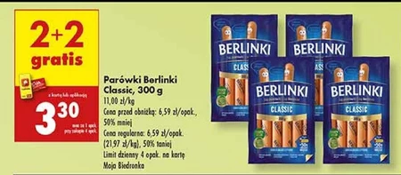 Berlinki Classic Kiełbasa 300 g