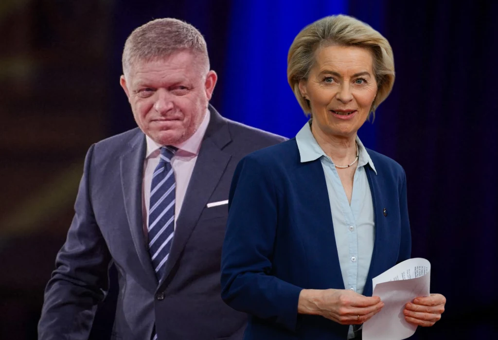 Robert Fico dostał reprymendę od Ursuli von der Leyen. Poszło o jego wizytę w USA