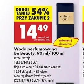 Promocja na perfumy Be Beauty w Biedronce 