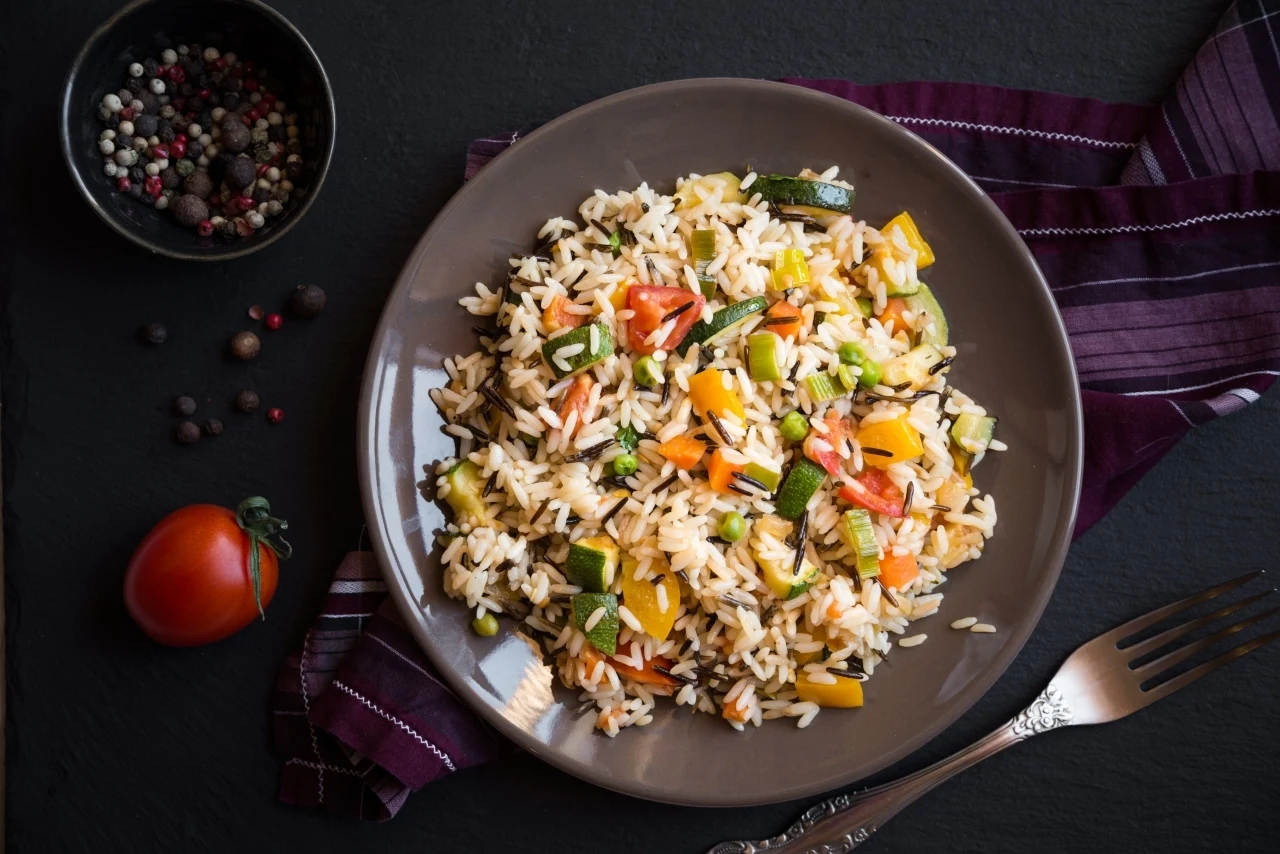 Sałatki z ryżem