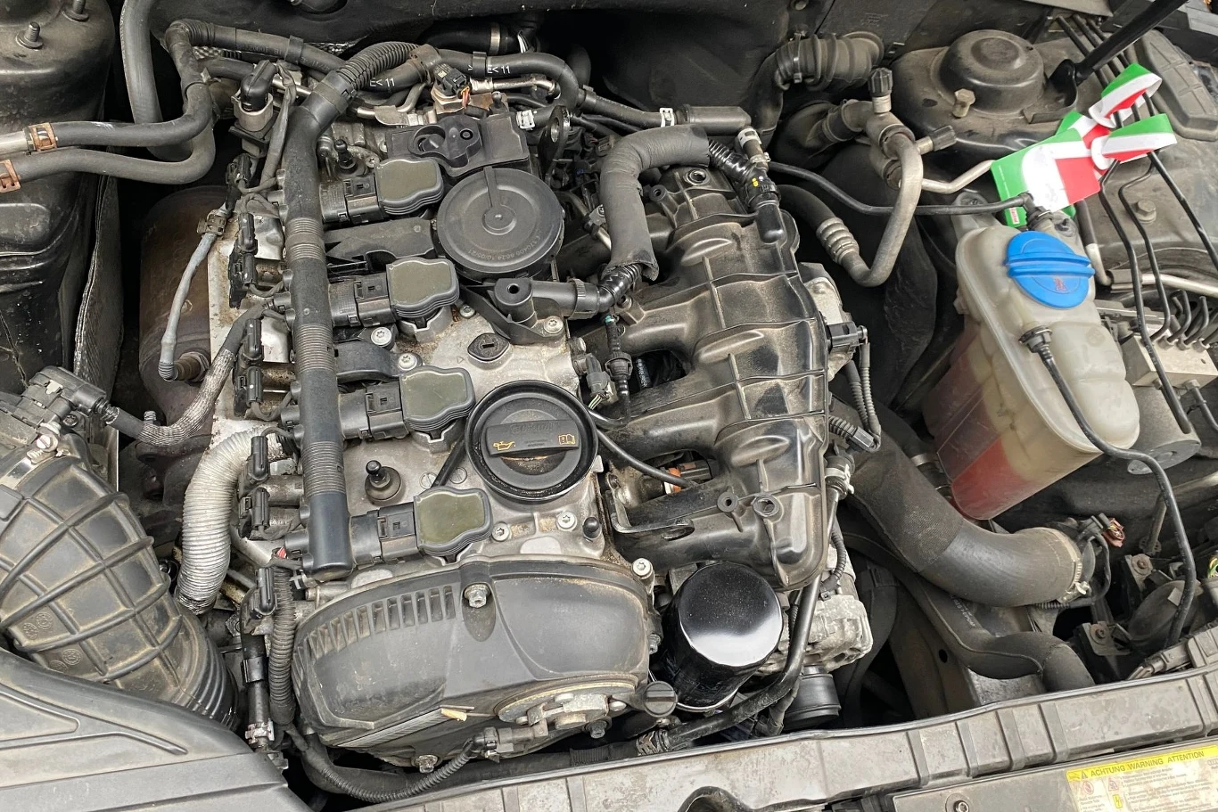 Czy silnik 2.0 TFSI EA888 zużywa dużo oleju? Okazuje się, że w aucie z przebiegiem prawie 240 tys. km nie ma z tym problemu.