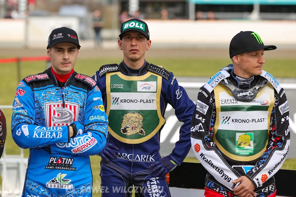 Od lewej: Sebastian Szostak, Piotr Pawlicki i Fredrik Lindgren Od lewej: Sebastian Szostak, Piotr Pawlicki i Fredrik Lindgren